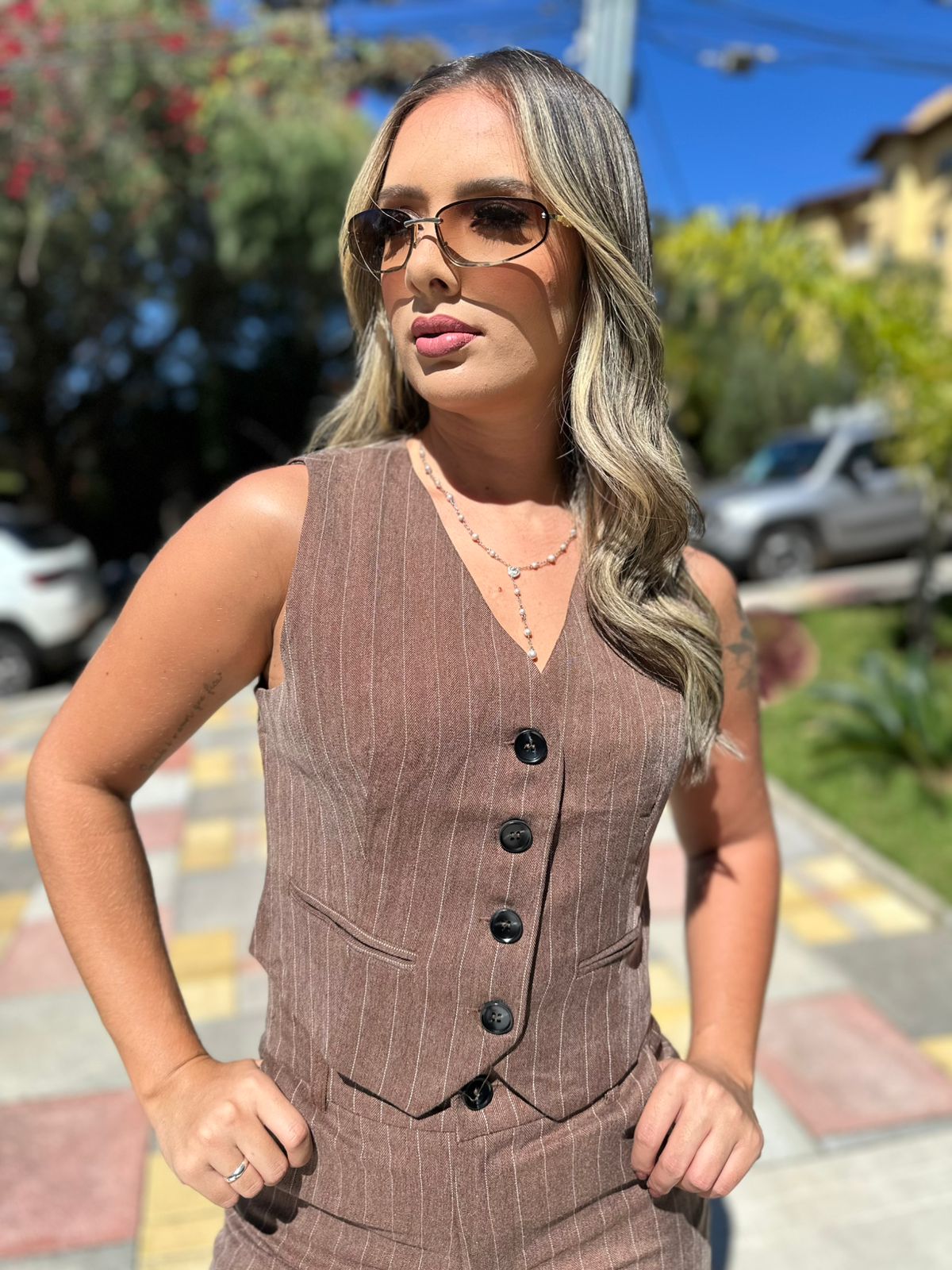 Conjunto Alfaiataria Risca de Giz