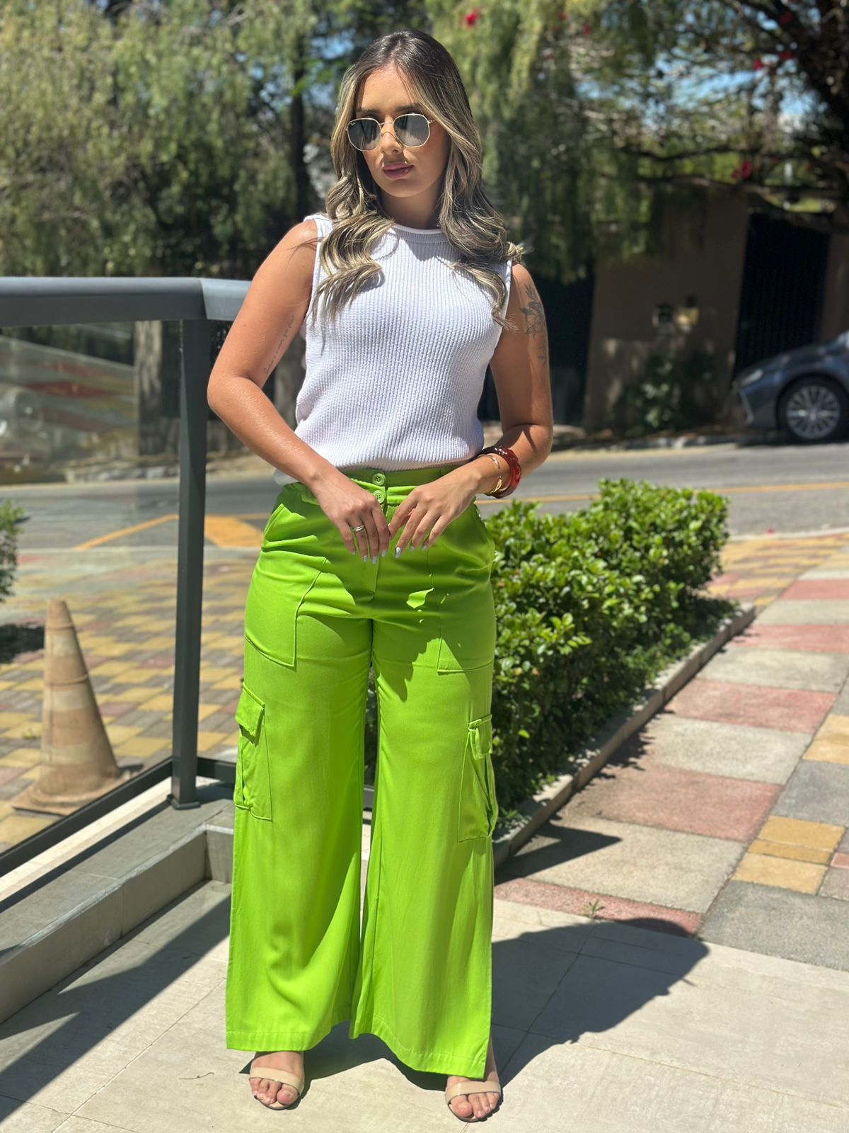 Calça Dora Verde