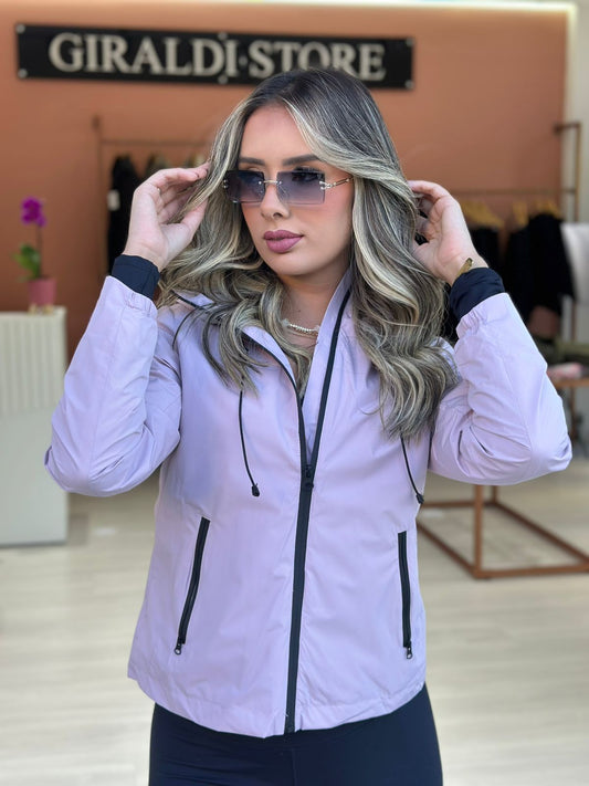 Jaqueta Corta Vento Rosé