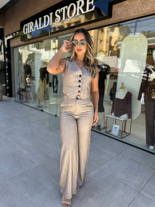 Conjunto alfaiataria Risca de Giz