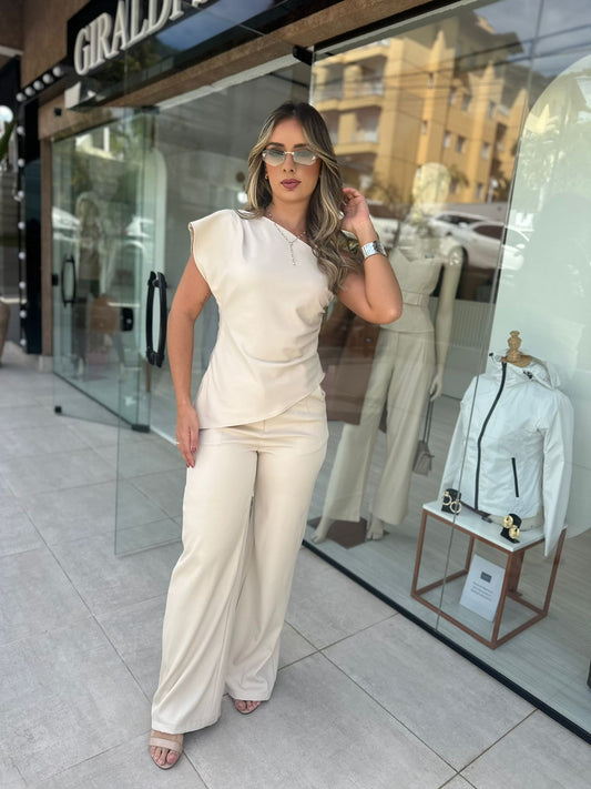Conjunto Sophia Bege