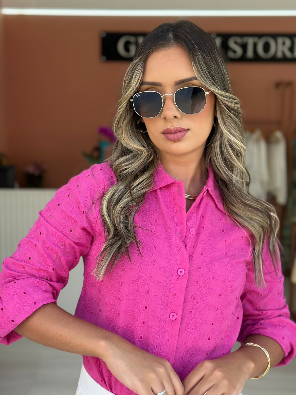 Camisa Laise Aurora Pink