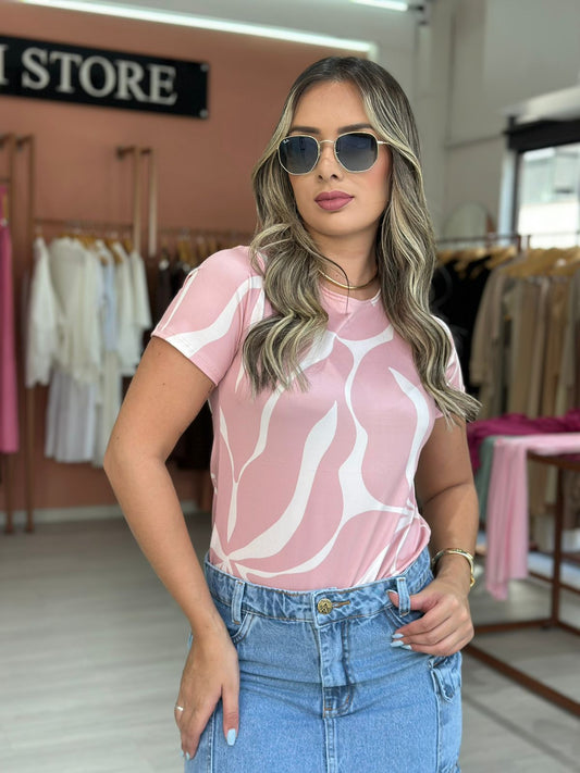 T-shirt Amanda Estampa Floral